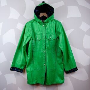 Vintage Lot One of Boston Green Raincoat | L